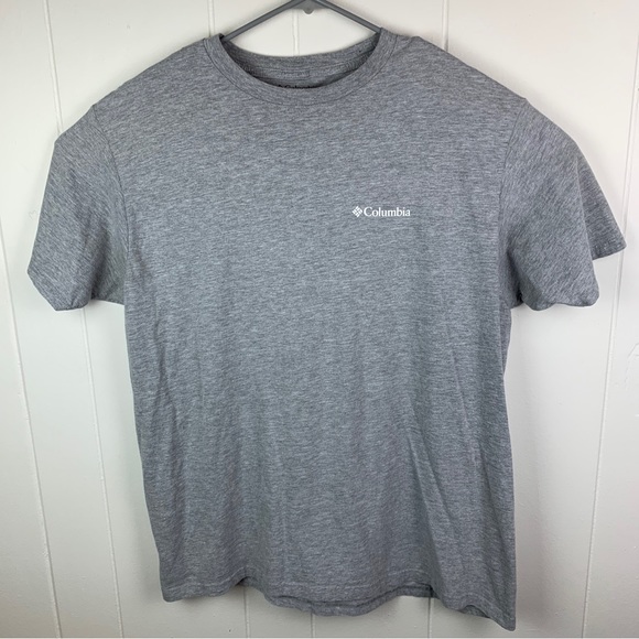 Columbia Short Sleeve Shirt Gray Men’s Extra Large - Picture 2 of 4